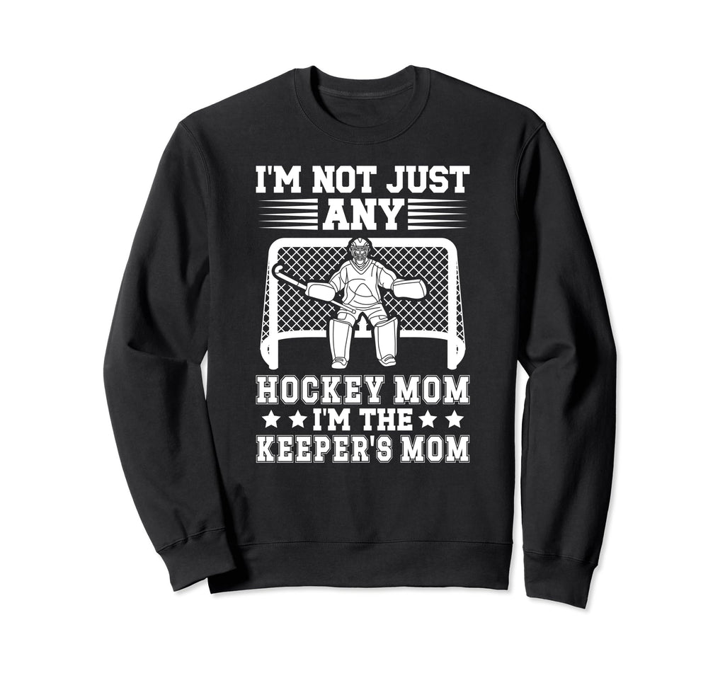Im Hockey Keeper Mom Ice Hockey Sweatshirt - Graphic Print Men Women