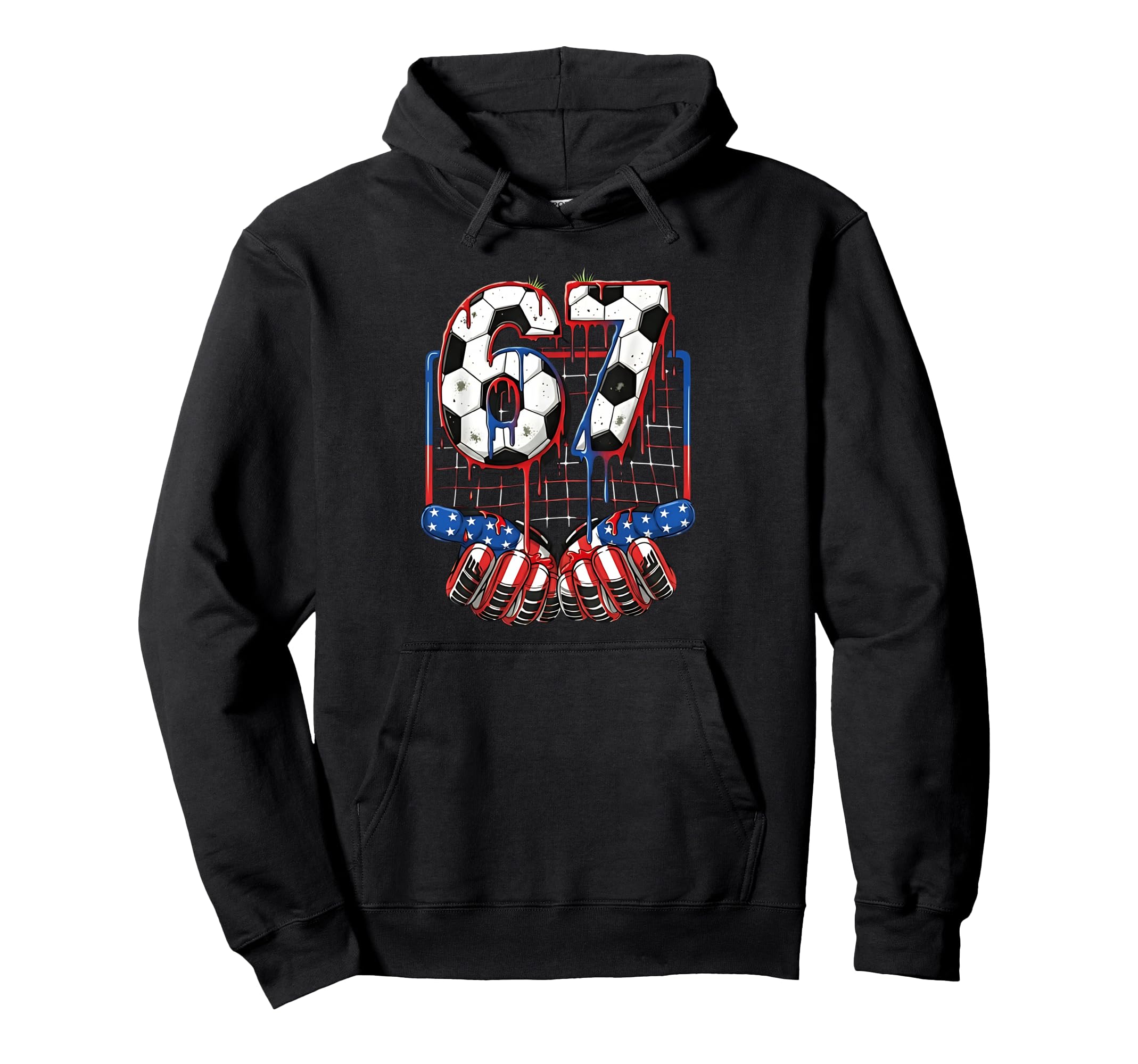 Soccer Ball 67 Drip Six Seven Gen Hoodie - Streetwear Style Men Women