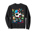 Arcade Soccer Ball Sweatshirt - Custom Art Print Men Women