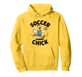 Soccer Chick Soccer Player Soccer Hoodie - Casual Everyday Wear for Adults