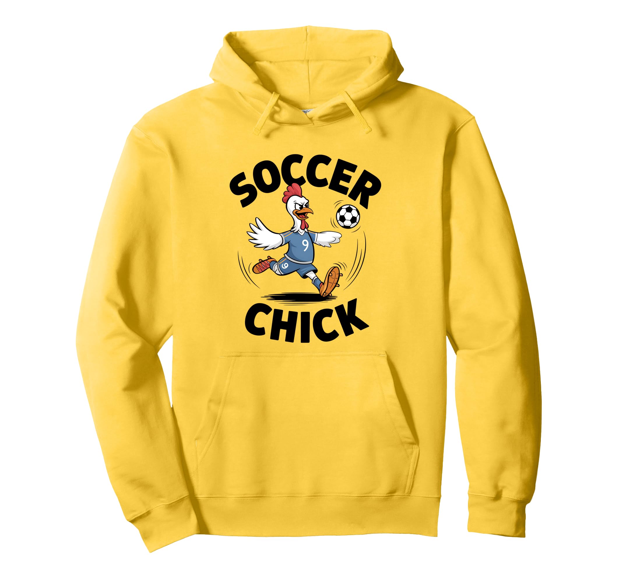 Soccer Chick Soccer Player Soccer Hoodie - Casual Everyday Wear for Adults
