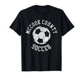 Mccook County Soccer Distressed 90S T-Shirt - Unique Graphic for Adults