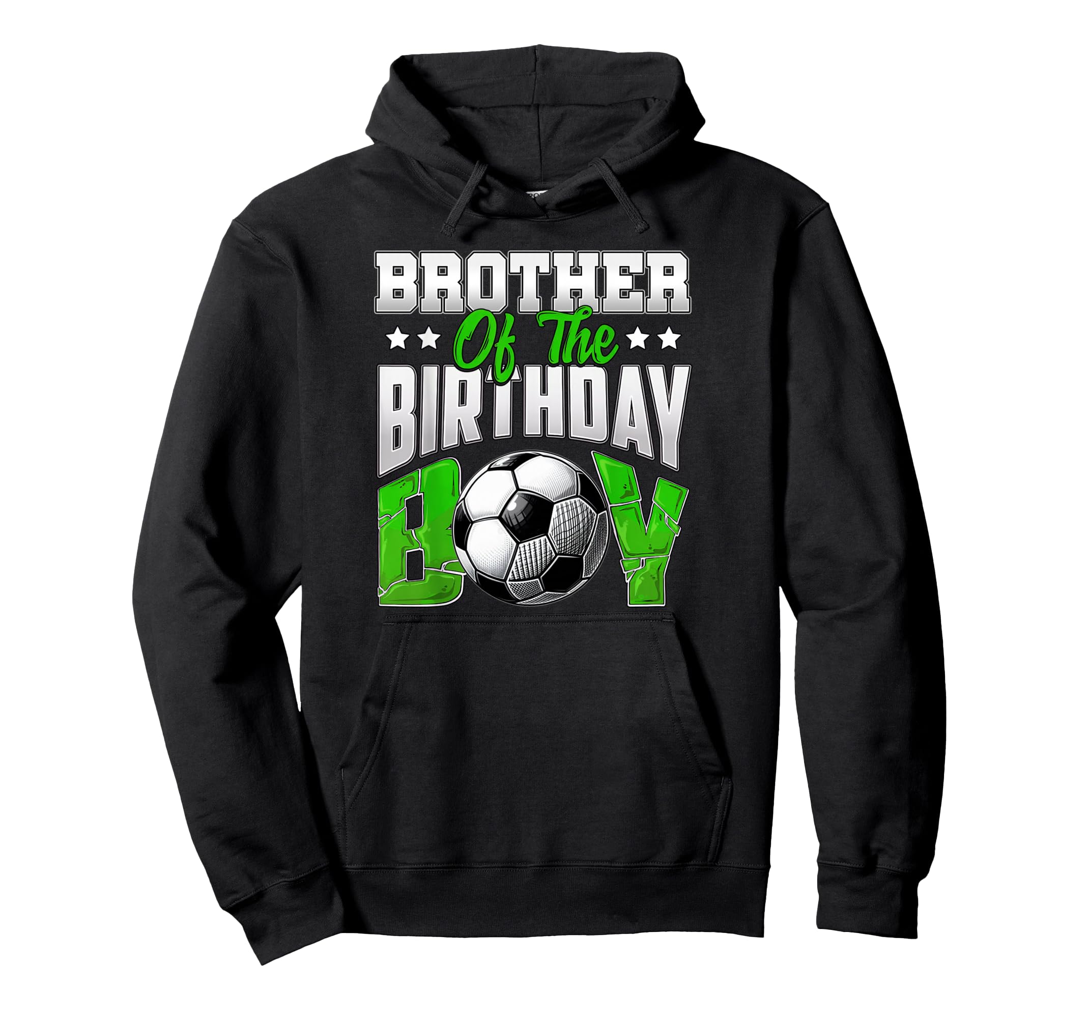 Brother Birthday Soccer Family Baller B Day Hoodie - Trendy Graphic Unisex