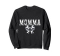 Coquette Soccer Momma Spirit Sweatshirt - Minimalist Print for Adults