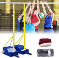 Volleyball Poles, Volleyball Net for Backyard Adjustable Height Poles, Outdoor Portable Volleybal Net Training Stands, Heavy Duty Badminton Nets Sets,for Adults Youth