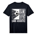 Soccer Art Soccer Lovers Soccer T-Shirt - Casual Everyday Wear for Adults
