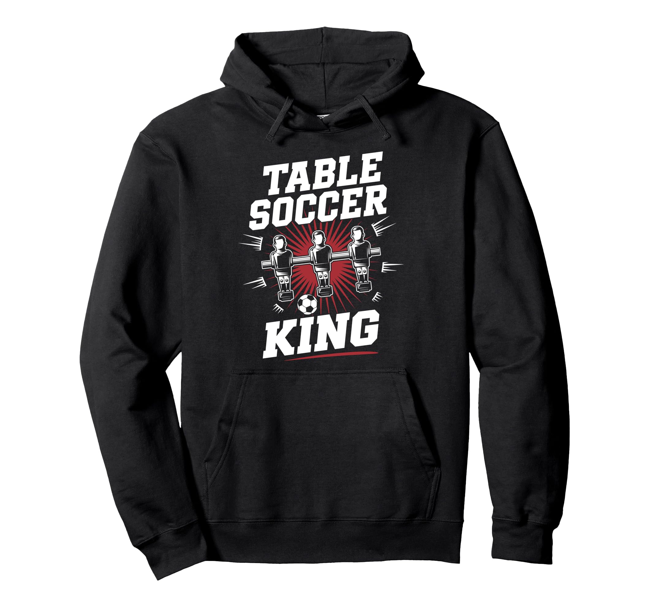 Table Soccer King Foosball Soccer Table Hoodie - Streetwear Style Unisex