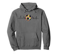 Soccer Heartbeat Soccer Ball Soccer Hoodie - Fun Novelty Design for Adults
