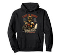 Mastiff Motorbike Love Footbal Hoodie - Casual Everyday Wear for Adults
