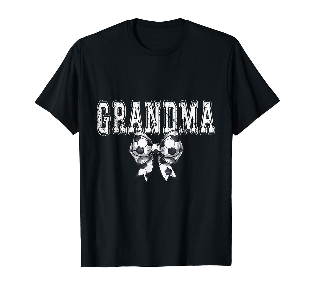 Coquette Soccer Grandma Spirit T-Shirt - Casual Everyday Wear for Adults