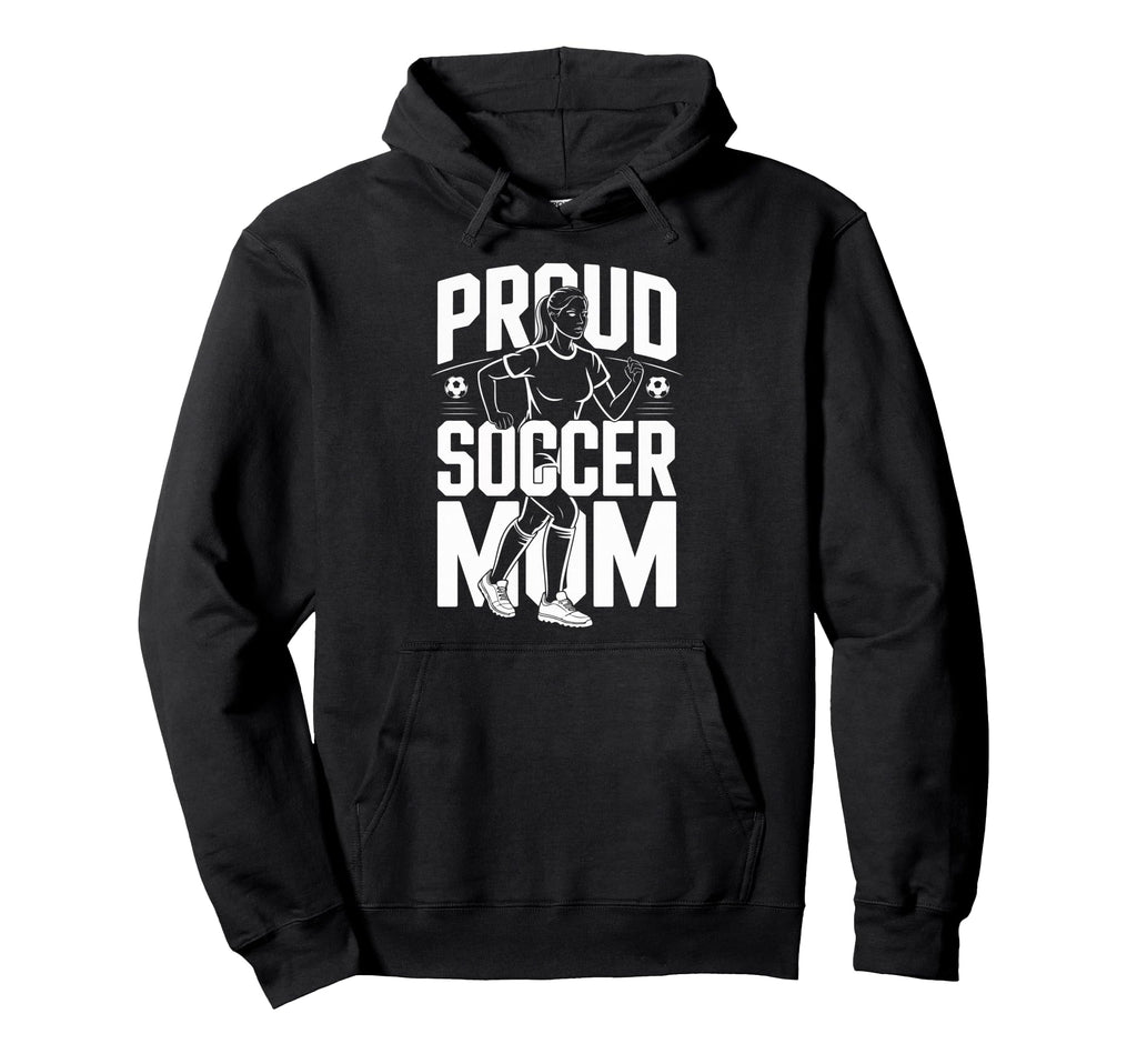 Proud Soccer Mom Sunset Vibes Hoodie - Minimalist Print Men Women