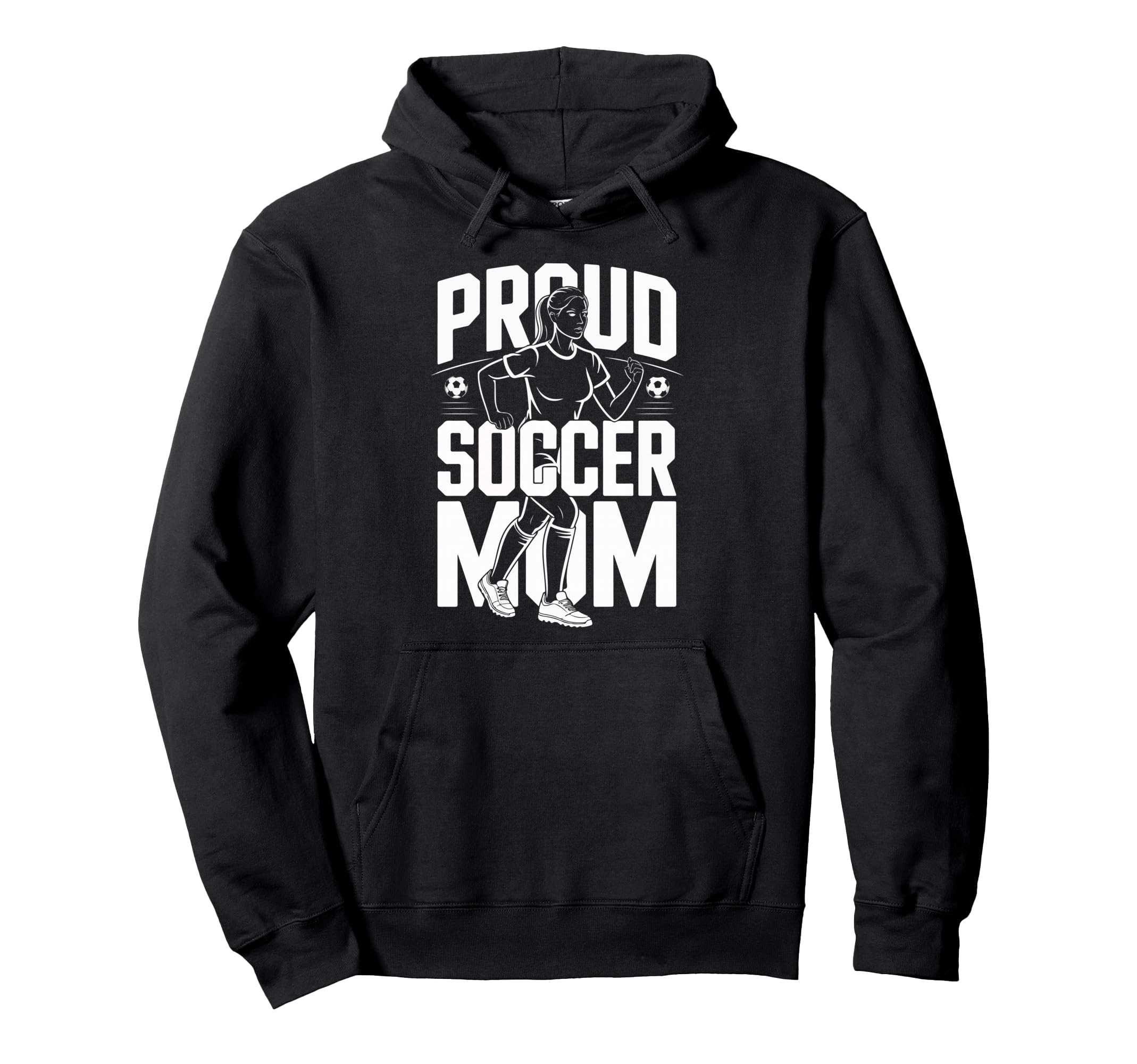 Proud Soccer Mom Sunset Vibes Hoodie - Minimalist Print Men Women