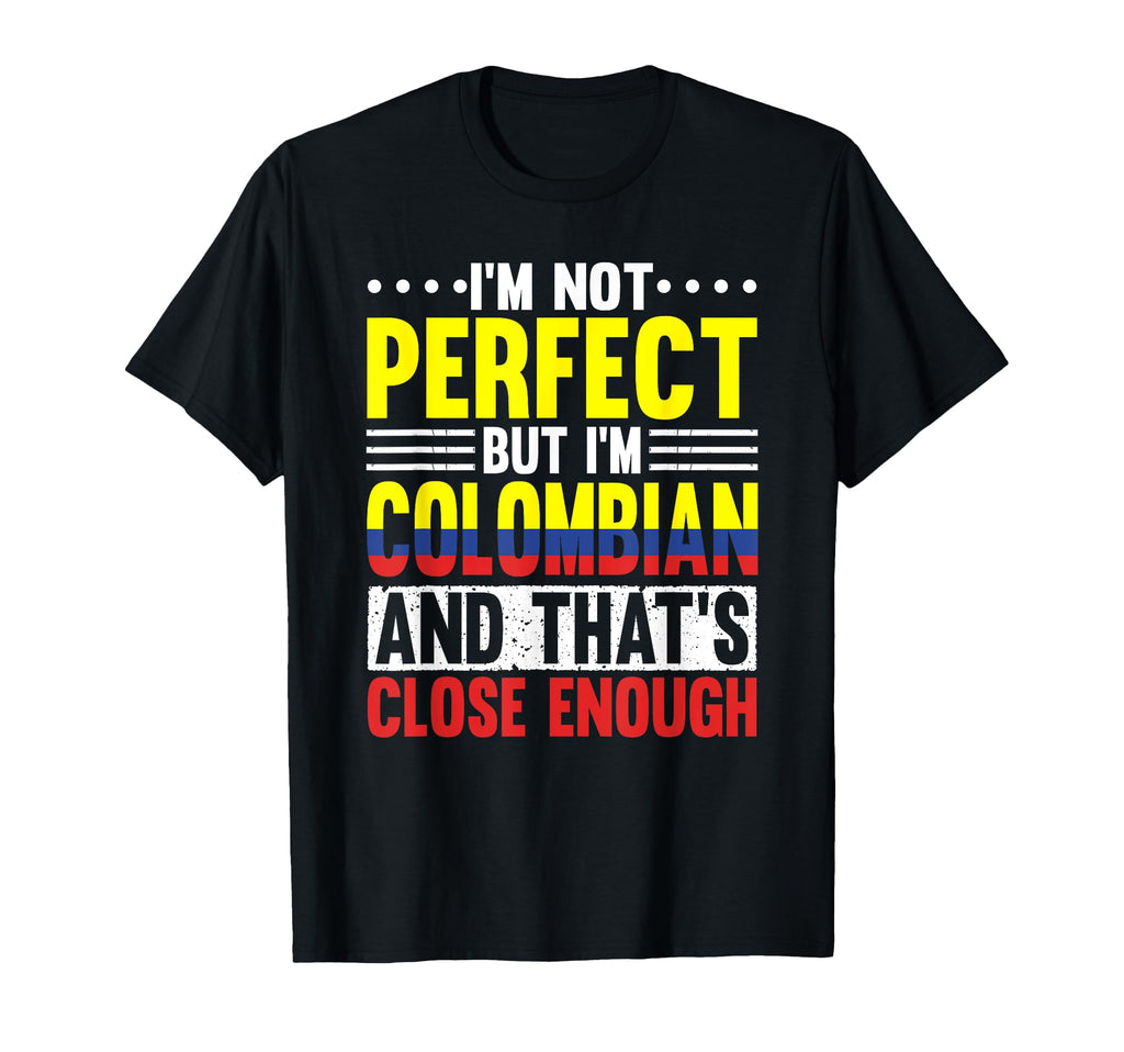 Colombian Roots Outfit Funny T-Shirt - Casual Everyday Wear for Adults
