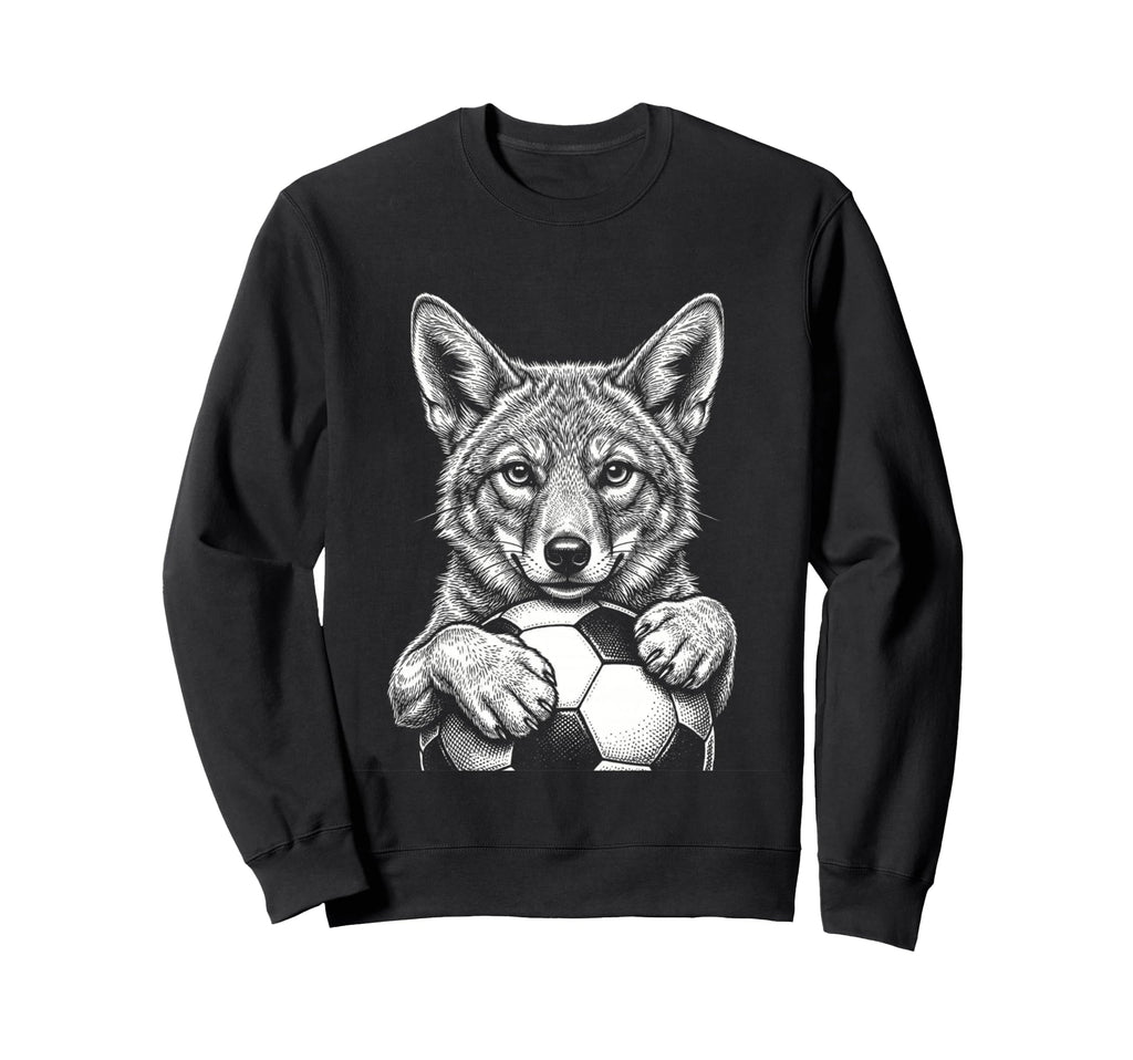 Black And White Prairie Mascot Sweatshirt - Trendy Graphic Men Women