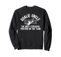 Funny Soccer Goalie Uncle Sweatshirt - Casual Everyday Wear for Adults