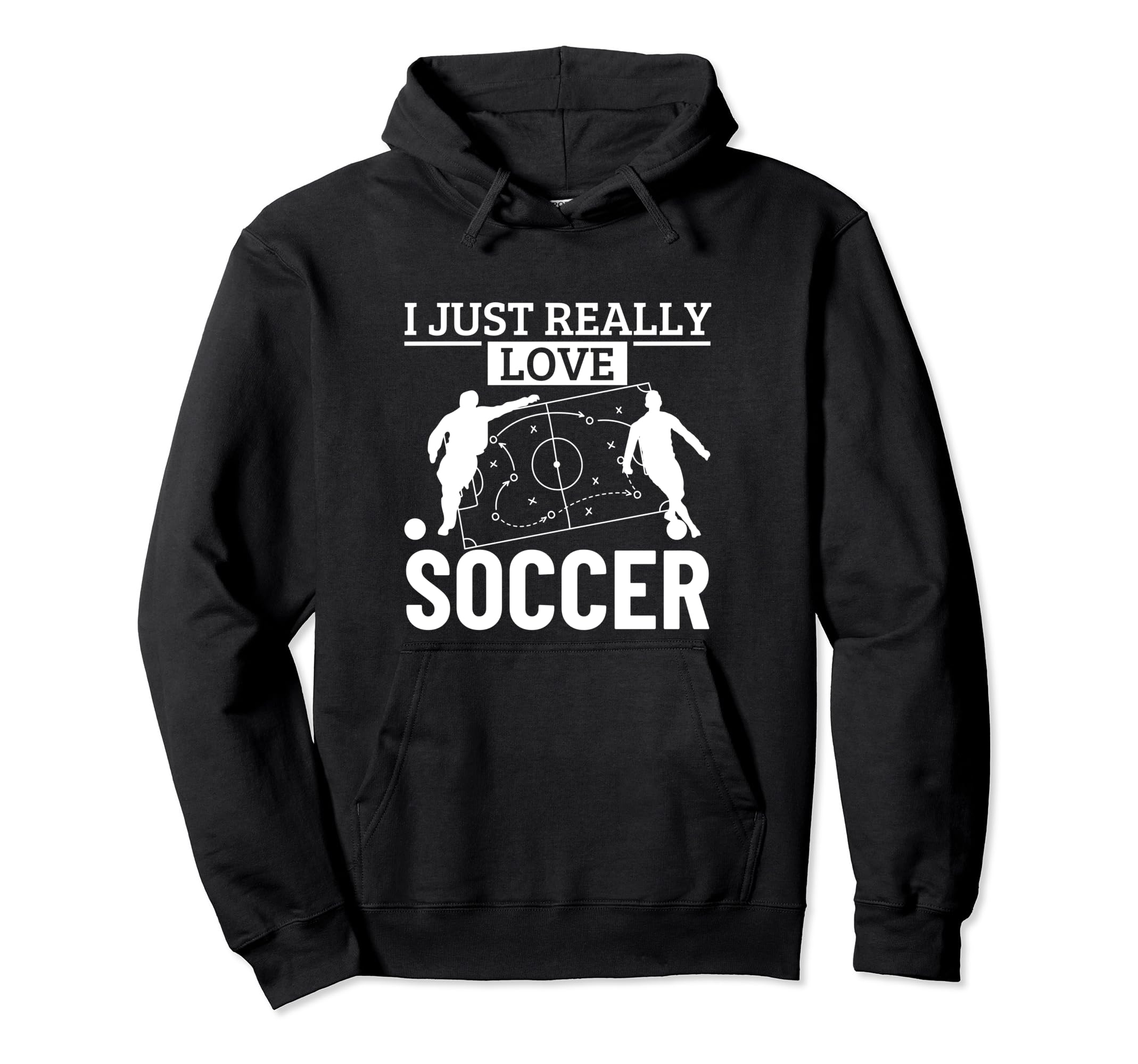 Soccer Player I Just Really Love Soccer Hoodie - Novelty Apparel Men Women