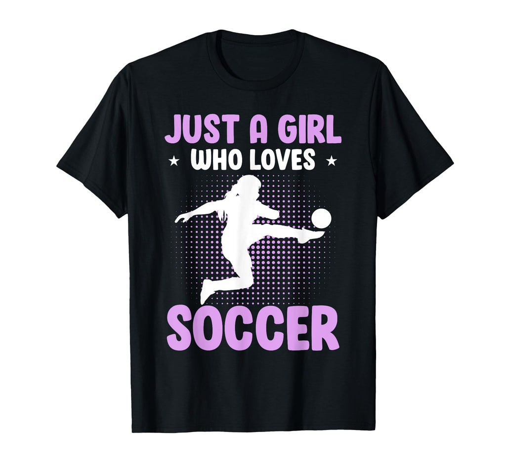 Just Who Loves Soccer T-Shirt - Trendy Graphic for Adults