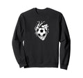 Soccer Ball Anatomical Heart Sweatshirt - Aesthetic Graphic Men Women