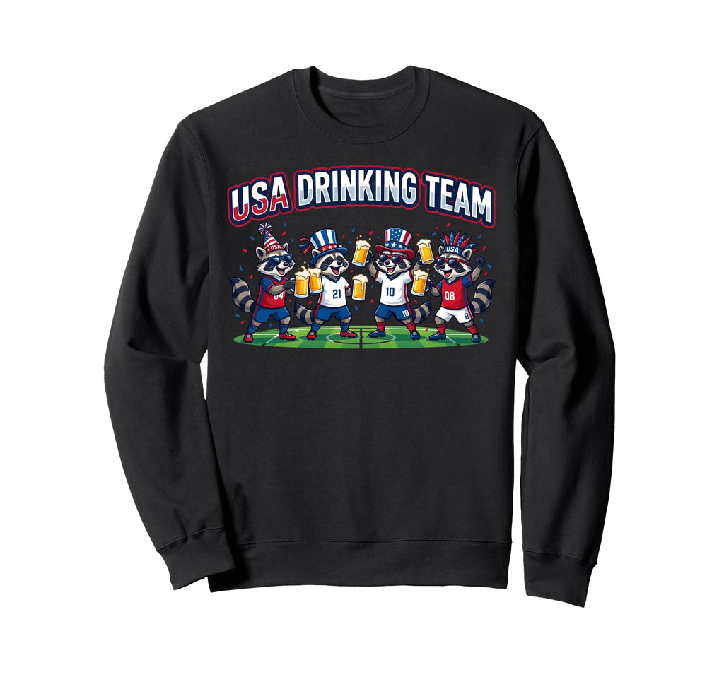 Usa Raccoon Soccer Tournament 2016 Sweatshirt - Trendy Graphic for Adults