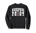 Soccer Keeper Mom Soccer Sweatshirt - Minimalist Print Men Women