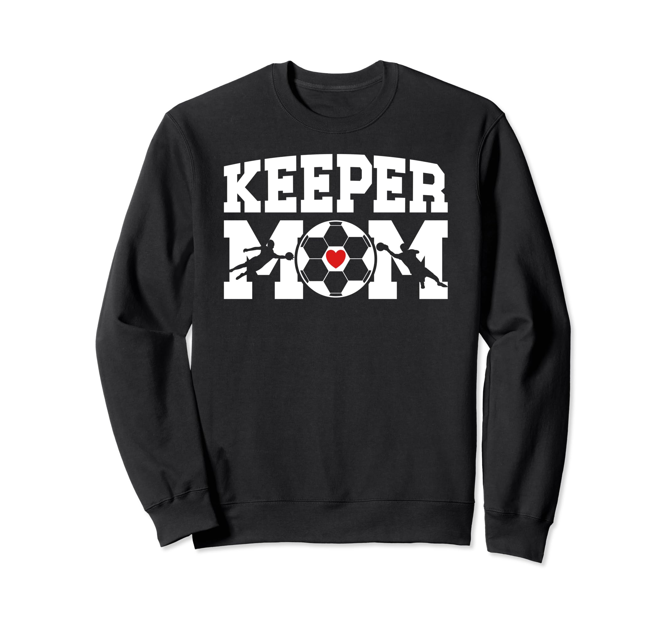 Soccer Keeper Mom Soccer Sweatshirt - Minimalist Print Men Women