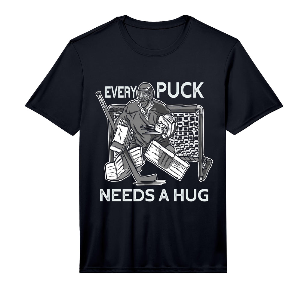 Mens Ice Hockey Goalie Hockey Goalkeeper T-Shirt - Trendy Graphic Unisex
