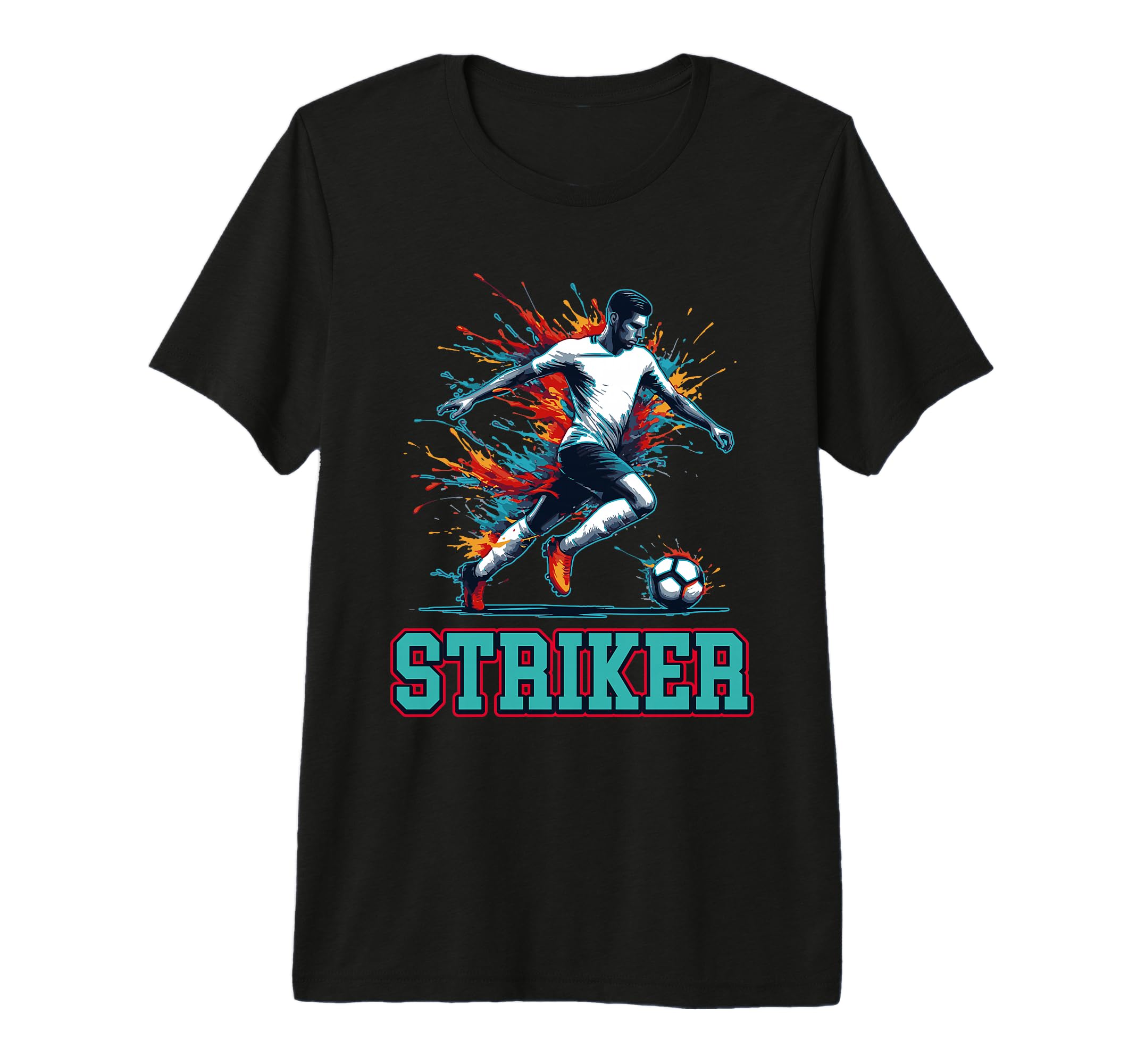 Soccer Striker Fullback Position T-Shirt - Aesthetic Graphic for Adults