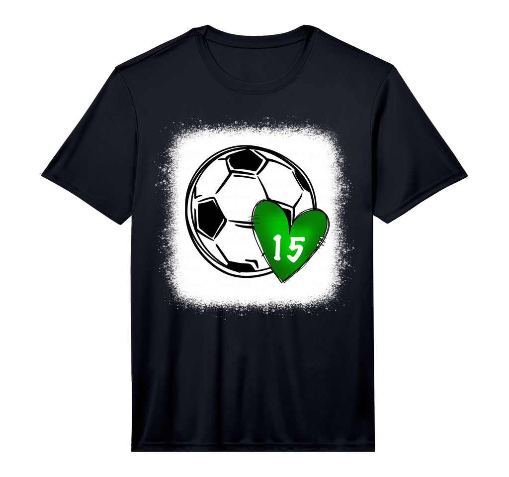Womens Custom Soccer Mom Number 15 T-Shirt - Custom Art Print Men Women