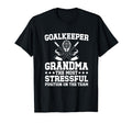 Funny Hockey Goalkeeper Grandma T-Shirt - Minimalist Print for Adults