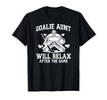 Funny Hockey Goalie Aunt Ice Hockey Keeper T-Shirt - Trendy Graphic Unisex