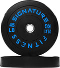 Olympic Bumper Plates Set, 2" Weight Plates for Strength Training & Weightlifting, Paris or Set or Set with Barbell, Multiple Options