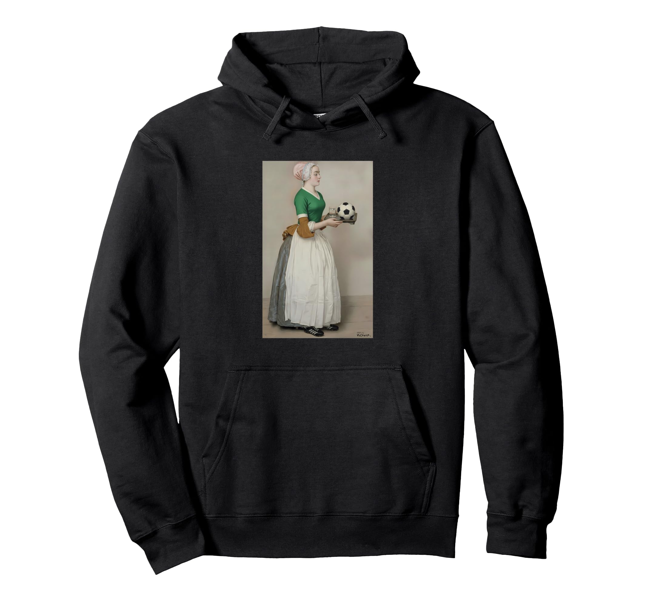 Serving Football Green Soccer Outfit And Hoodie - Trendy Graphic Unisex