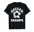 Soccer Gramps Soccer Ball Distressed Funny T-Shirt - Unique Graphic Unisex