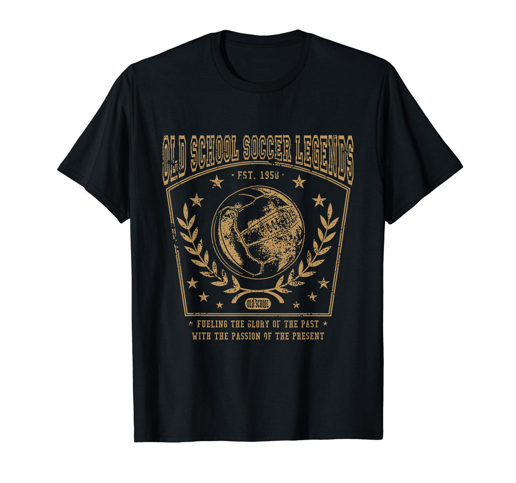 Old School Soccer Football Sport T-Shirt - Minimalist Print Unisex