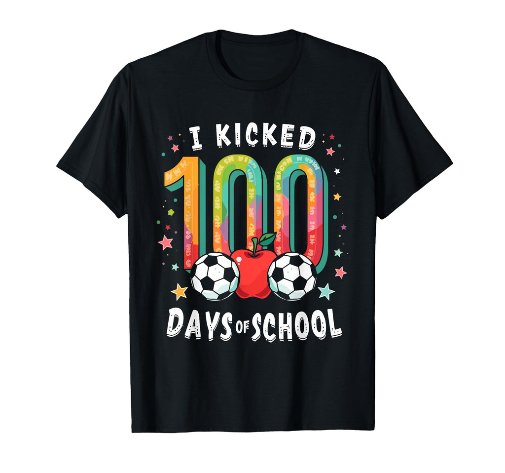 I Kicked 100 Days School 10Th Birthday T-Shirt - Graphic Print Unisex