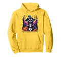Halloween Soccer Mom Feral Soccer Mom Hoodie - Trendy Graphic for Adults