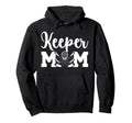 Hockey Keeper Mom Ice Hockey Goalie Hoodie - Trendy Graphic for Adults