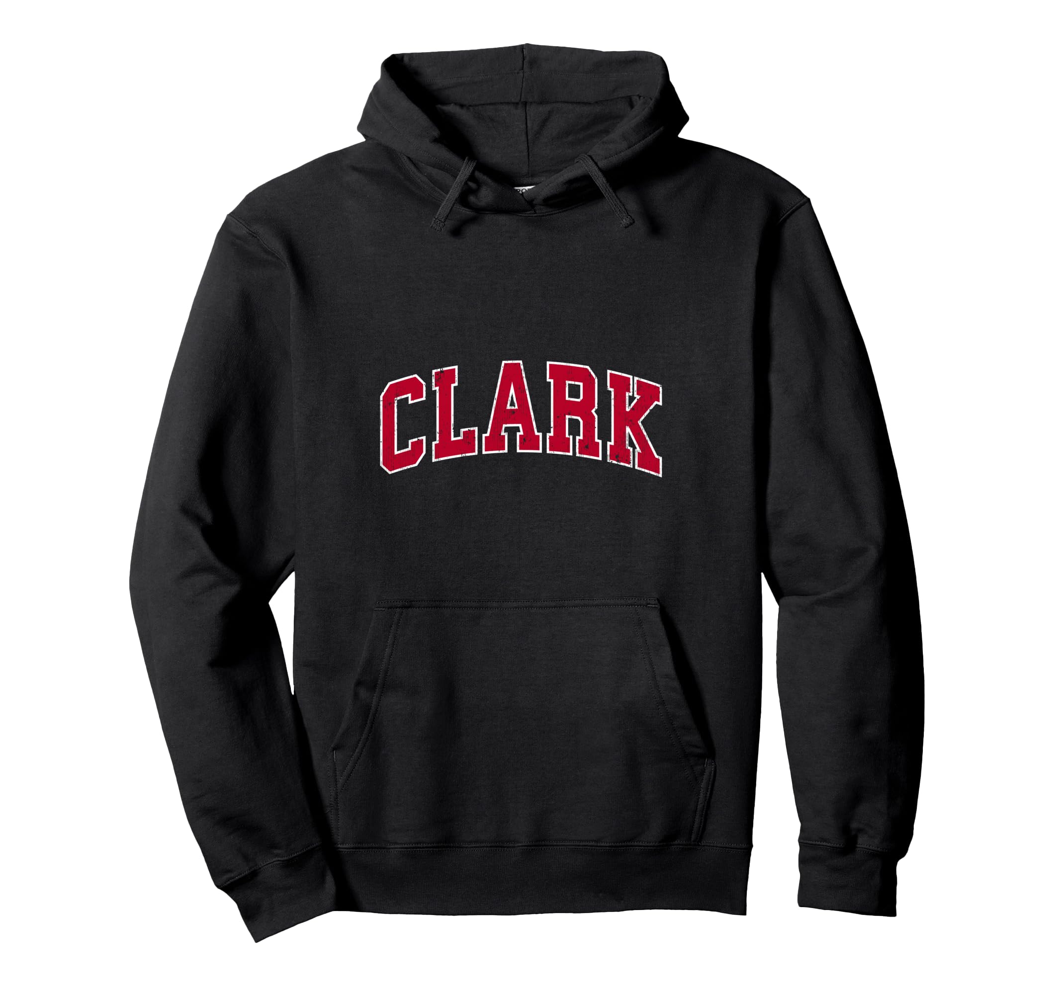 Clark New Jersey Nj Sports Red Hoodie - Aesthetic Graphic for Adults