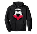 Poland Soccer Game Player Football Fan Hoodie - Custom Art Print Unisex
