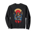 Funny Bigfoot Soccer Football Sweatshirt - Minimalist Print Unisex