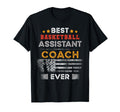 Best Basketball Assistant Coach Ever T-Shirt - Trendy Graphic Men Women