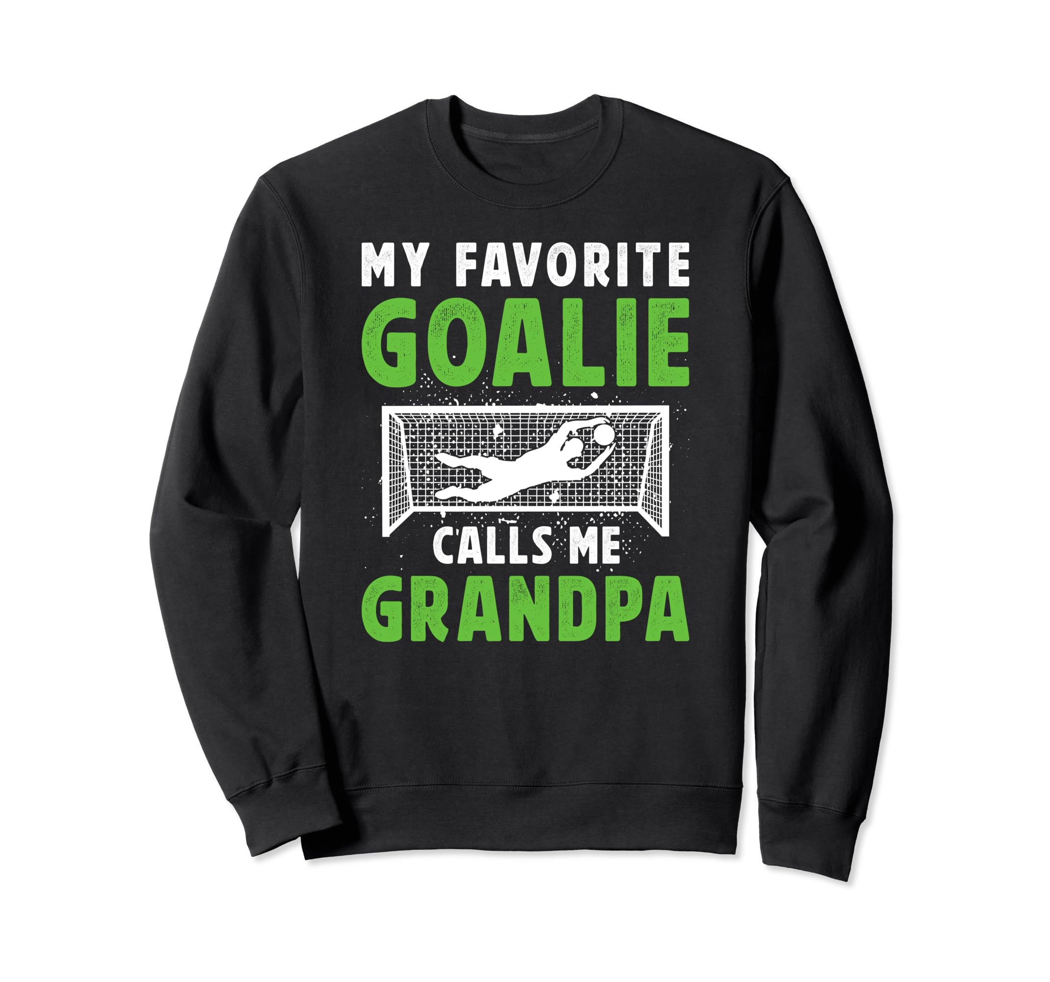 Favorite Soccer Goalie Grandpa Soccer Sweatshirt - Minimalist Print Unisex