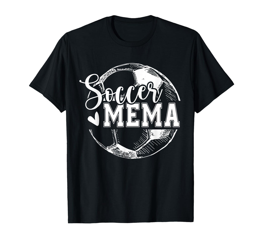 Soccer Mema Funny Ball Mema T-Shirt - Unique Graphic for Adults