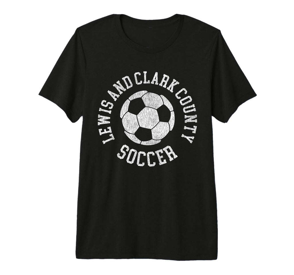 Lewis And Clark County Soccer T-Shirt - Unique Graphic for Adults