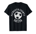 Plymouth County Soccer Distressed 90S T-Shirt - Custom Art Print Men Women