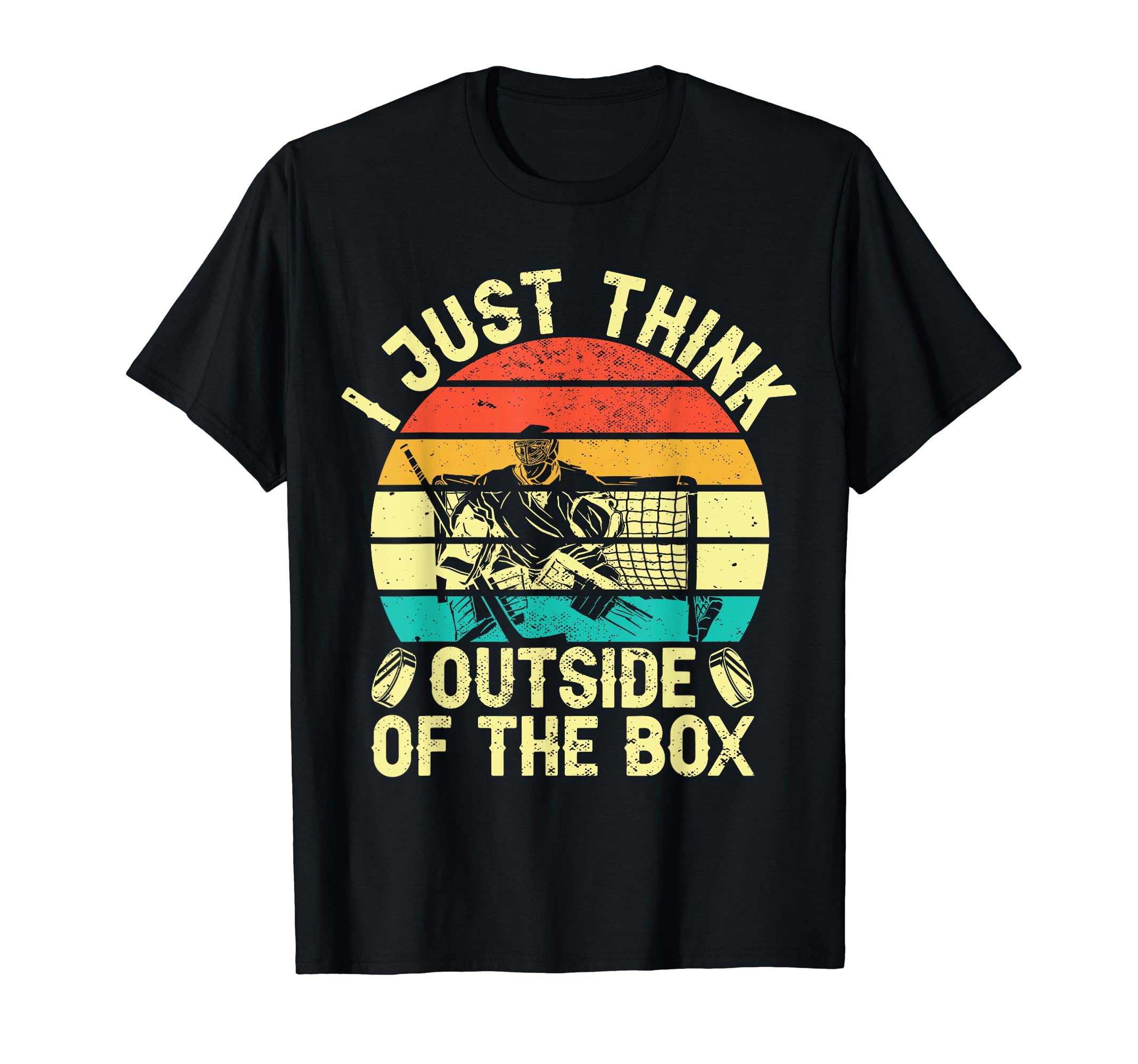 Holy Blockamole Ice Hockey Goalie Hockey T-Shirt - Trendy Graphic Unisex