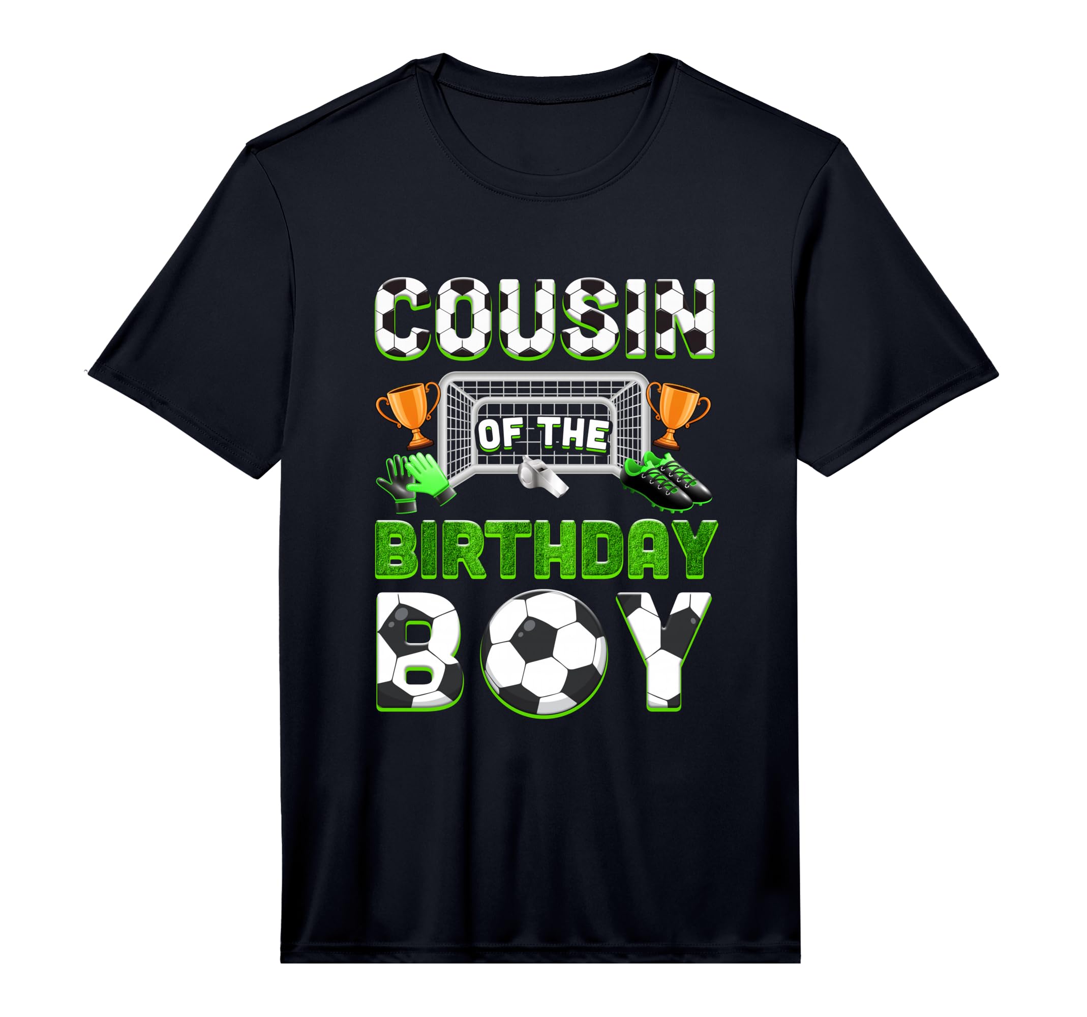 Cousin Birthday Soccer Family T-Shirt - Streetwear Style for Adults