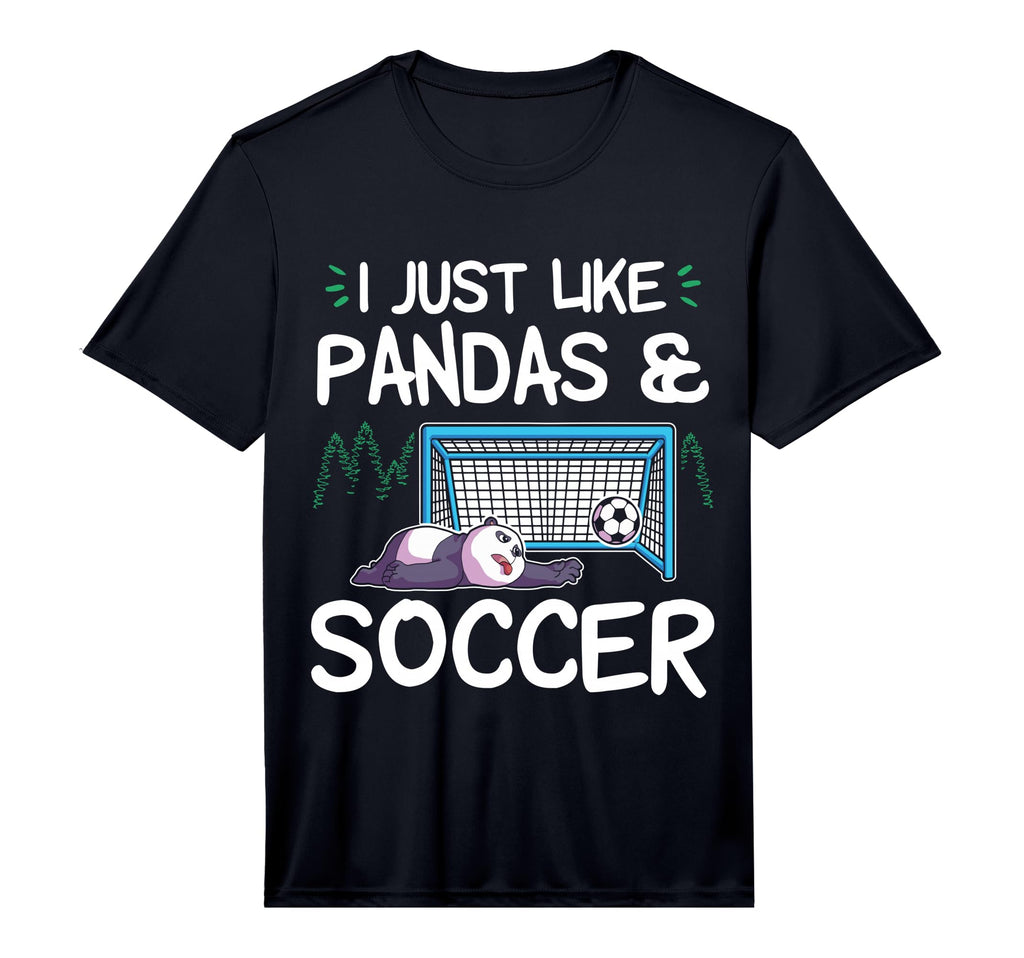 Panda Soccer I Just Love Pandas And T-Shirt - Novelty Apparel Men Women