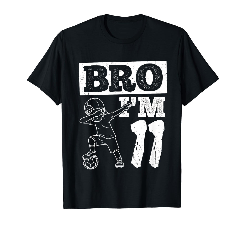 Bro Im 11Th Birthday Celebration Party T-Shirt - Unique Graphic for Adults