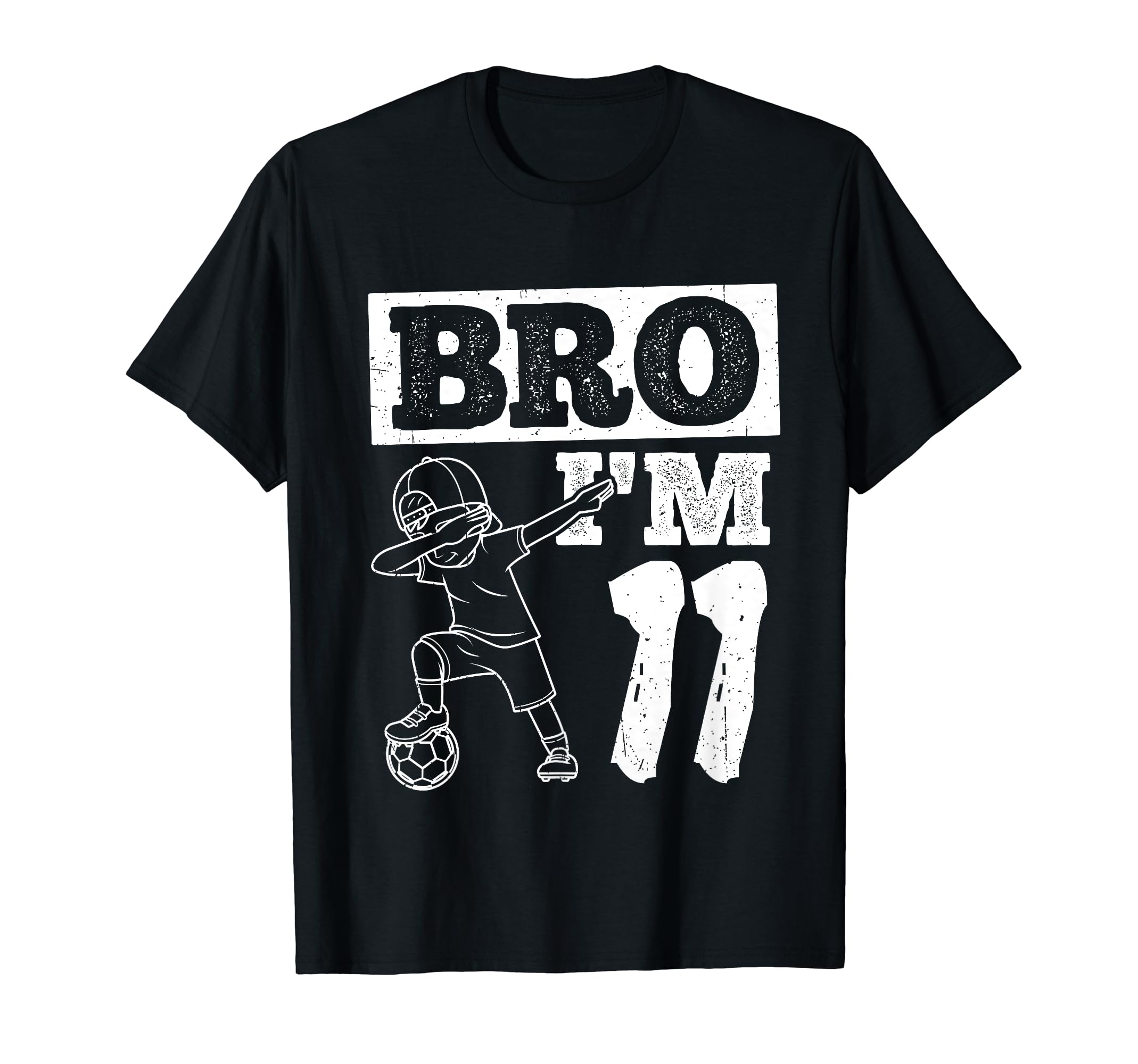 Bro Im 11Th Birthday Celebration Party T-Shirt - Unique Graphic for Adults